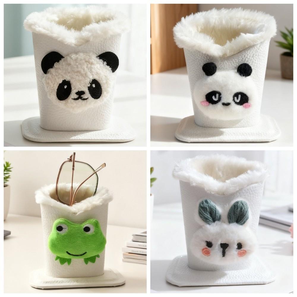 Plush Lined Eyeglass Holders Cartoon Glasses Box Cute Glasses Case  Desk Organizer