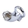 Delay Ejaculation Metal Chastity Belt Penis Ring Cock Lock Bondage Chastity Devices Scrotum Bondage Cock Cage Sex Toys For Men