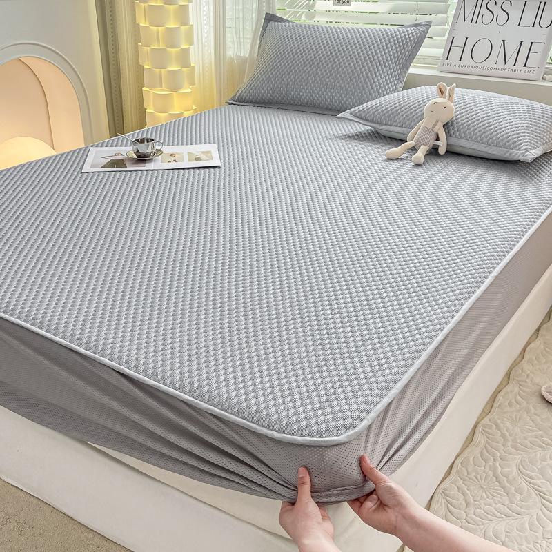 Комплект холодного коврика Ice Bean Ice Bean класса A 3D, состоящий из трех простыней, которые можно стирать в машине, натяжной простыни, летнего мягкого коврика с кондиционером