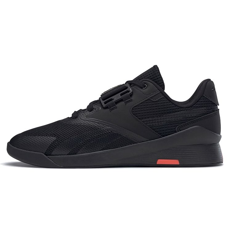 Reebok Lifter PR 2 Black Unisex Sneakers Core-Black Night-Black Orange-Flare FY3830