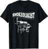 Smokeologist - Смешная футболка для питмастера, коптильщика барбекю и грильщика