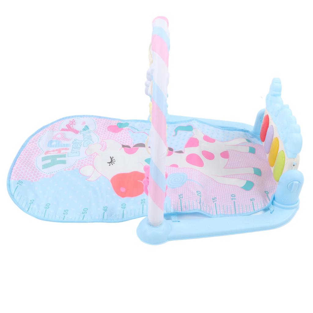 Baby Kick Play Piano Learning Toy Multifunctional Baby Play Mat with Piano Rattles for Baby Infant