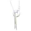 [Q7822] - Silver 'Cleopatra' Designer Necklace - 16x6 Cm