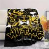 1 шт. Фланелевое одеяло с принтом Wu-Tang Clan, Высокое качество, Удобное для всех сезонов, Декор для дома, Тепло и комфорт
