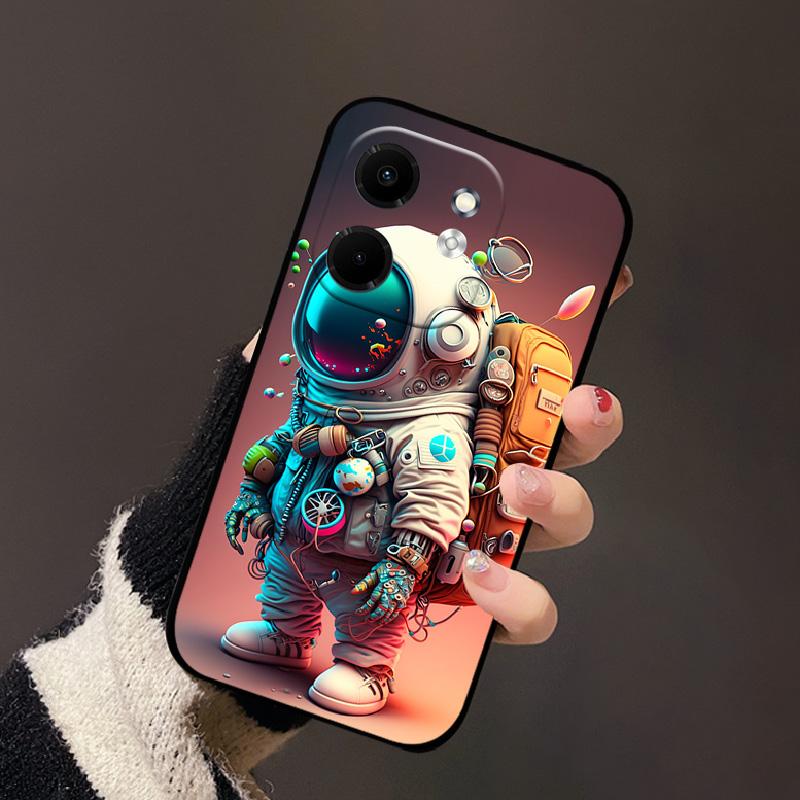 Чехол для телефона Infinix Smart 9 Для Infinix Hot 50i Черный Силиконовый Мягкая Задняя Крышка Телефона Для Infinix Smart 9 Hot 50i Fundas Coque