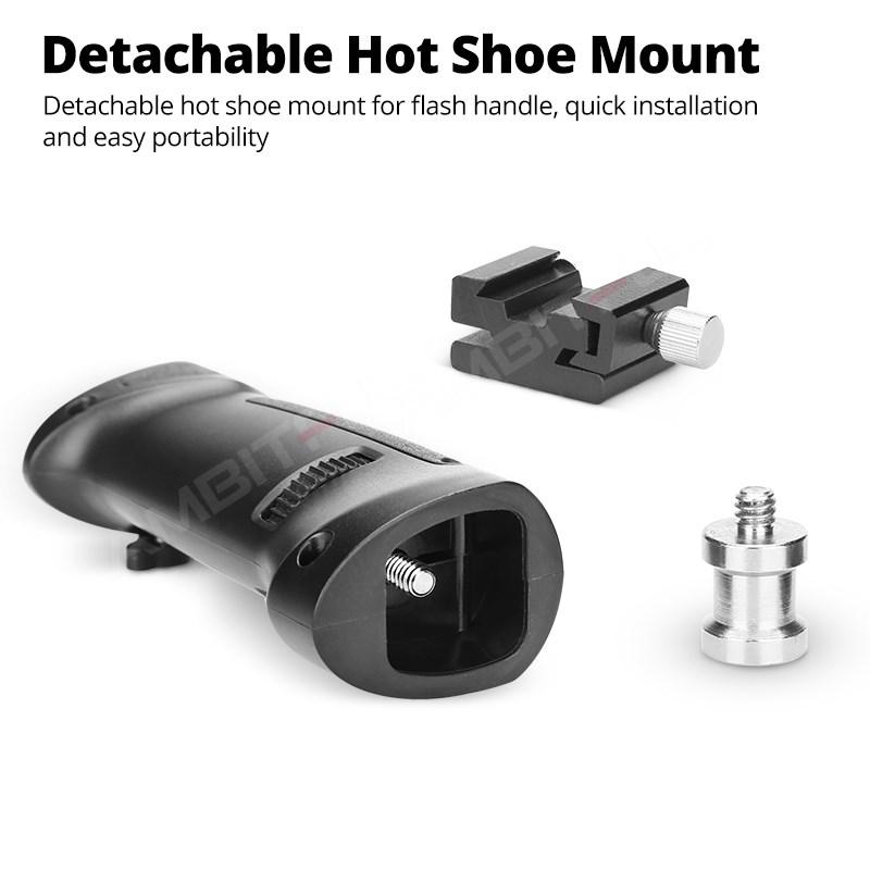 Godox FG-40 Speedlite Flash Hand Grip Stabilizer for Godox Yongnuo Triopo Hot Shoe Speedlite Flash