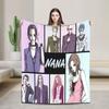 Nana Hachi  Manga Knitted Blanket Anime  Flannel Throw Blanket Summer Air Conditioning Portable Soft Warm Bedsprea