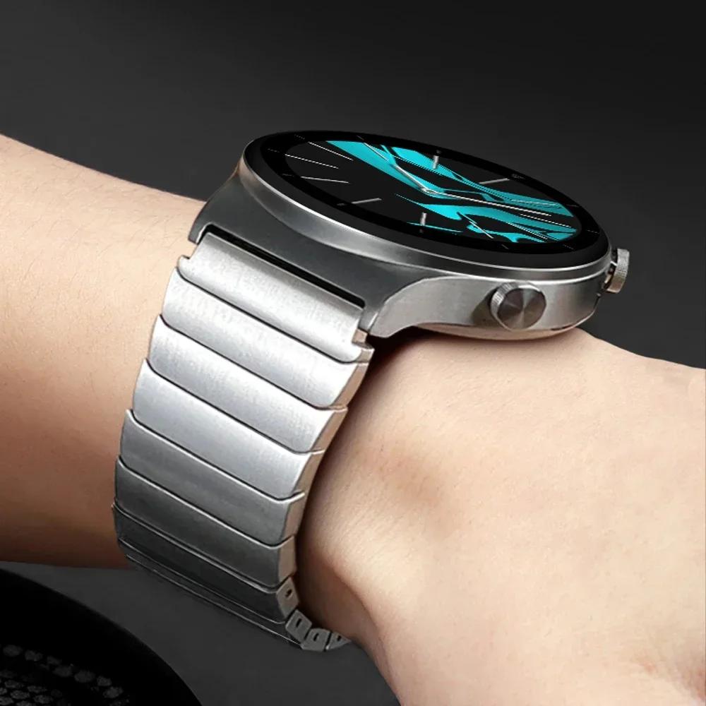 22-мм металлический ремешок для часов Huawei GT5 Pro GT4 46мм Watch 4 4Pro Ultimate Luxury Мужской ремешок для Samsung Galaxy Watch 46мм Amazfit Balamce