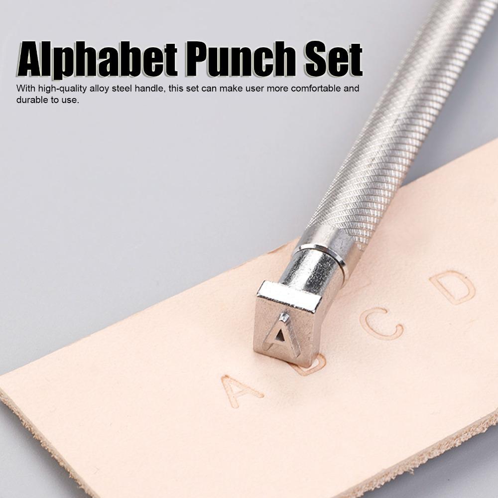 37pcs Stamping Dies Alphabet Punch Set Punch Tool DIY Leather Stamping Kit DIY Projects