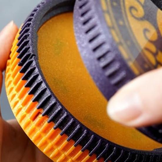 1/2Pcs Sun Moon AM/PM 7 Day Pill Organizer 2-in-1 Ratcheted Weekly Rotation Pill Case with 7 Slots 3D Printing Pill Planner Box