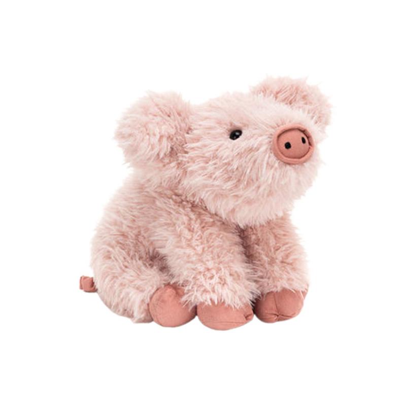 Jellycat Серия Домашние Животные SUPER SOFTIES Коли Фи Поросенок Милая Розовая Кукла Плюшевая Фигурка Высота 24 см