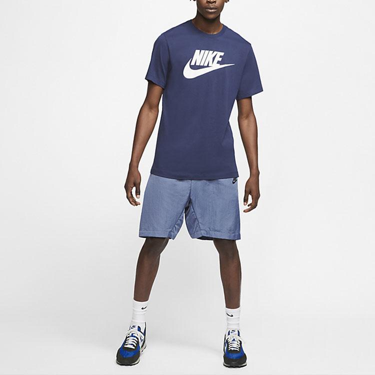 Nike Спортивная футболка мужская темно-синяя AR5005-411