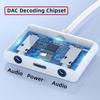 Xiwai USB C Hub Type C Dual Audio AUX MIC Sound Card PD Power Charge Adapter 3 в 1 USB-удлинитель Совместим с ноутбуком, планшетом, мобильным телефоном - 3,5 мм и