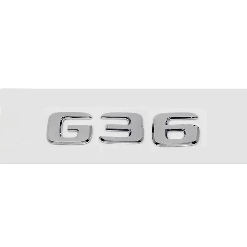 QGP3 3D Letters Car Tail Box Emblem Rear Trunk Sticker Badge for Mercedes Benz G36 G63 G65 G200 G230 G300 G350 G500 G550 G Class
