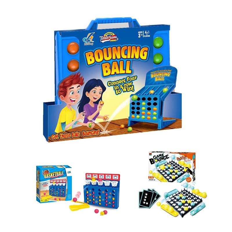 Захватывающая настольная игра с отскакивающими шариками для семей и детей в возрасте 3-5 лет