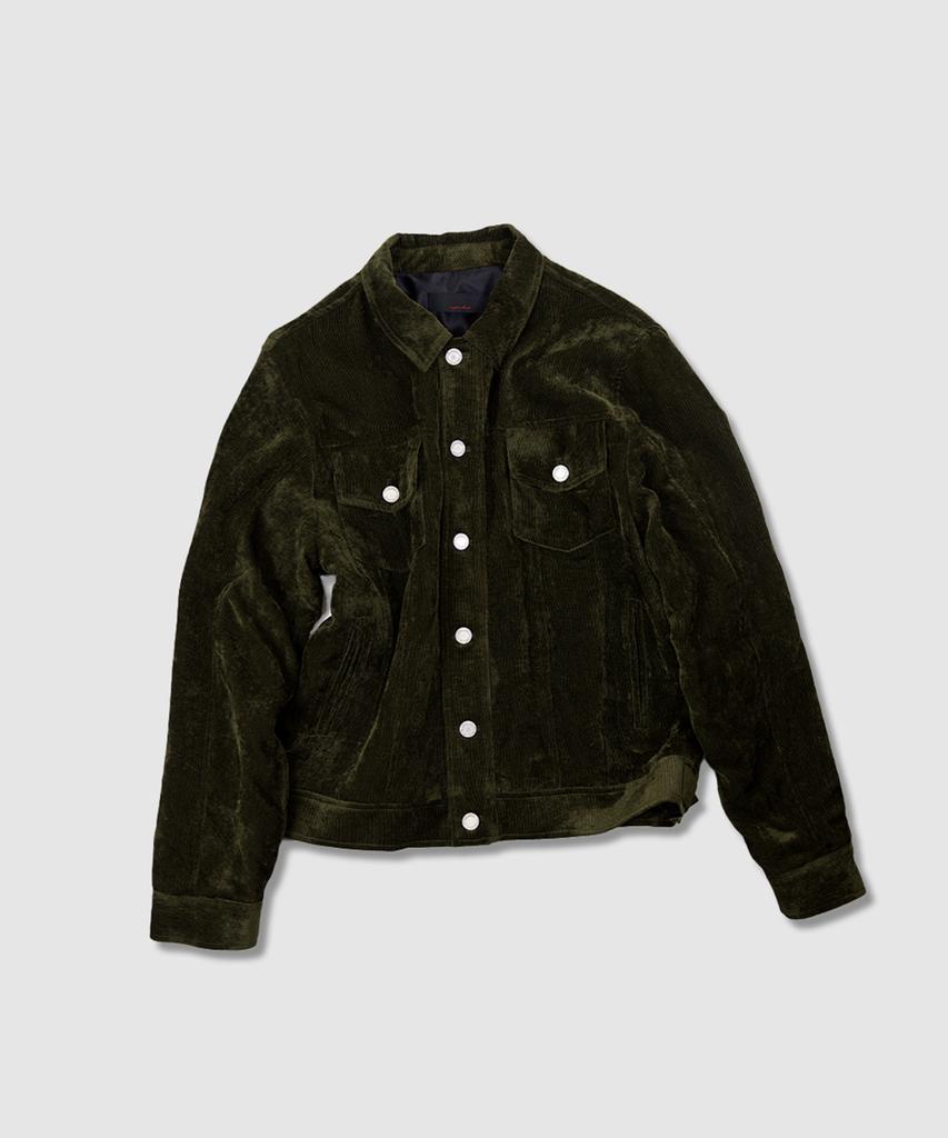 Anytime Loreak Clematis Corduroy Jacket - Khaki