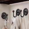 Bathroom Creative Hooks, Punch-Free, Strong Load-Bearing Adhesive, Household Bathroom Wall-Mounted Towel Hooks, Traceless