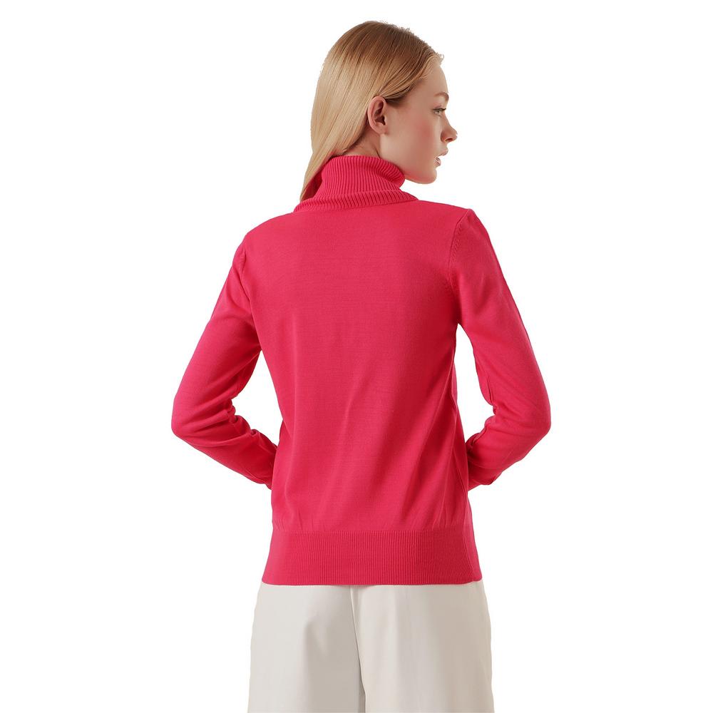 Fierte Женский свитер Bgdt47000 Водолазка Трикотаж