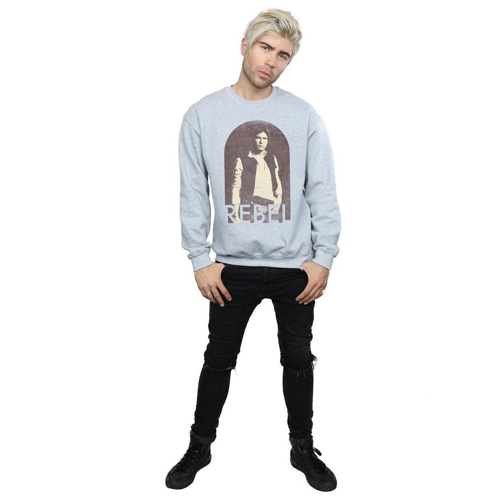 Star Wars Mens Han Solo Rebel Sweatshirt