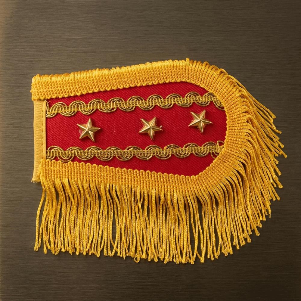 Classic Shoulder Board Dynamic Visual Effects Shoulder Mark Stars Tassel Epaulettes Honour Guard