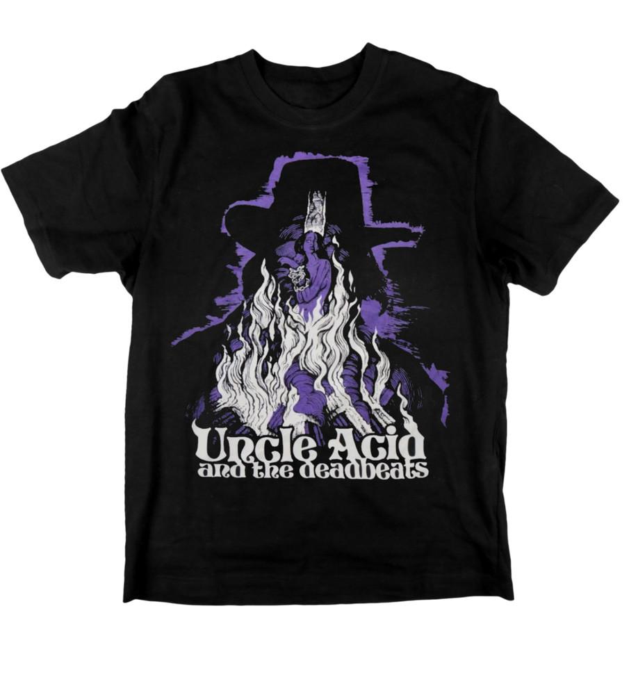 Vtg Uncle Acid And The Deadbeats Band S-5XL Cotton Black Unisex Shirt J745