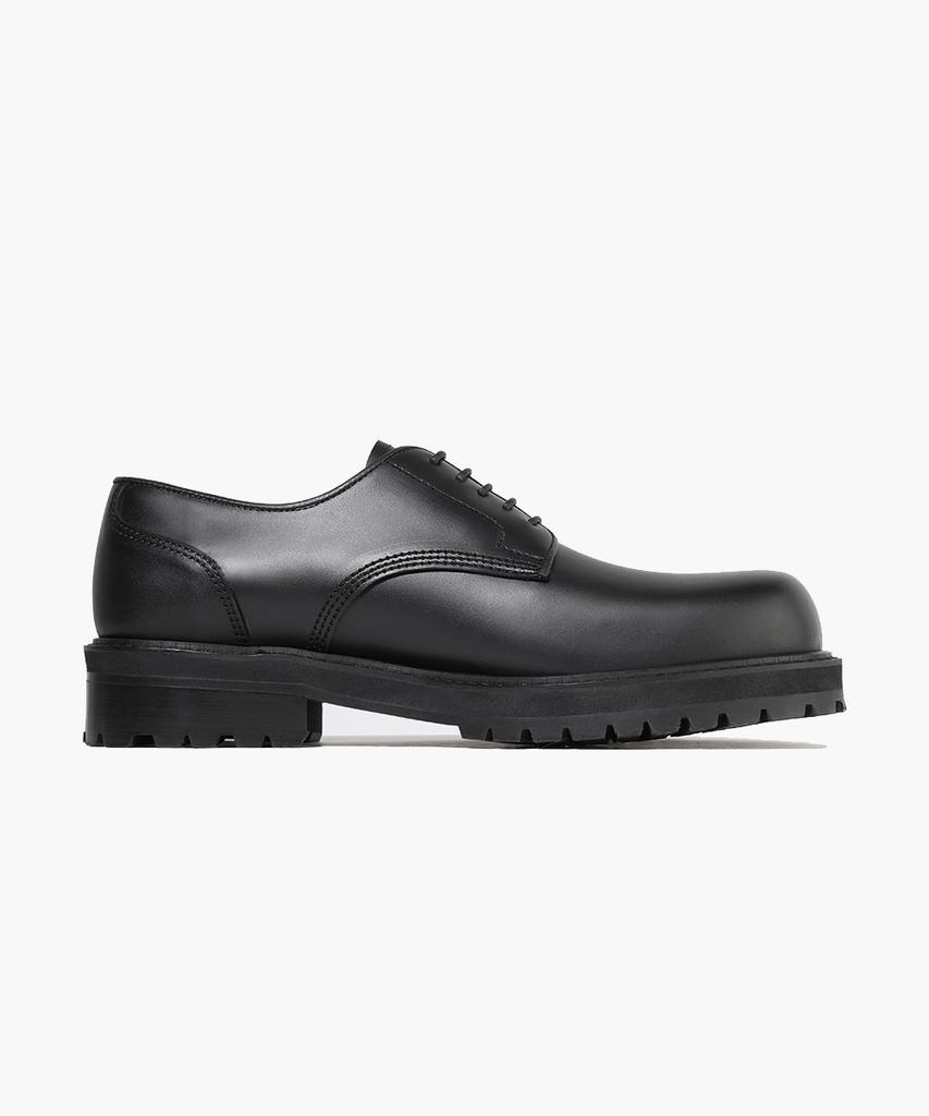 Firenze Atelier [Vibram] Минималистичная Смелая Форма Повседневный Дерби на 5 Шнурках 1080 [Черный Fg]