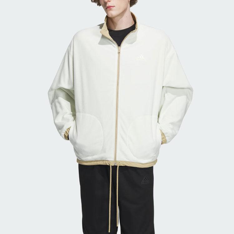 adidas Двусторонняя куртка с длинным рукавом мужская верхняя одежда светло-хаки IT3966