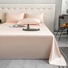 Summer Solid Color 100S Tencel Single Product Bed Sheet Simple Plain Single Piece Double Coverlet Light Luxury Bedding