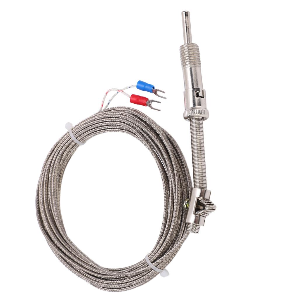 K Type Compression Spring Thermocouple Shielded Thermocouple Wire Probe for Factory5 Meter