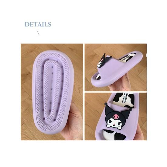 Sanrio Sanimo Roll Kuromi My Melody Cushion EVA Slippers Indoor Shoes Danae, a Popular Character In Korea