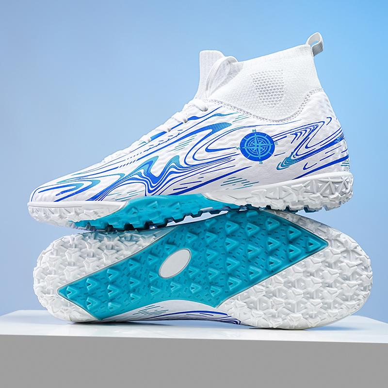 2024 Мужские футбольные бутсы большого размера Сверхлегкие футбольные бутсы для мальчиков Кроссовки Нескользящие футбольные бутсы AG/TF Ботильоны унисекс