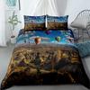 Symphony Dolphins Duvet Cover Set Uk Single Double Queen Us Twin Full King Size Pkm Bed Linen Set