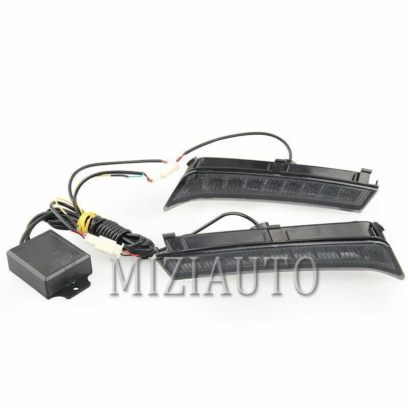 2 pcs LED DRL for Subaru Forester 2013-2018 Daytime Running Light Fog lights Headlight Turn Signal Lamp with Wire Harness