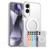 Для Samsung S25 Edge Чехол Чехол Samsung Galaxy S25 Edge Capas Прозрачный Магнитный Матовый Цветной Прозрачный Чехол Samsung S25 Edge