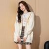 TonLion Women's Fall/Winter Hooded Cable Knit Cardigan