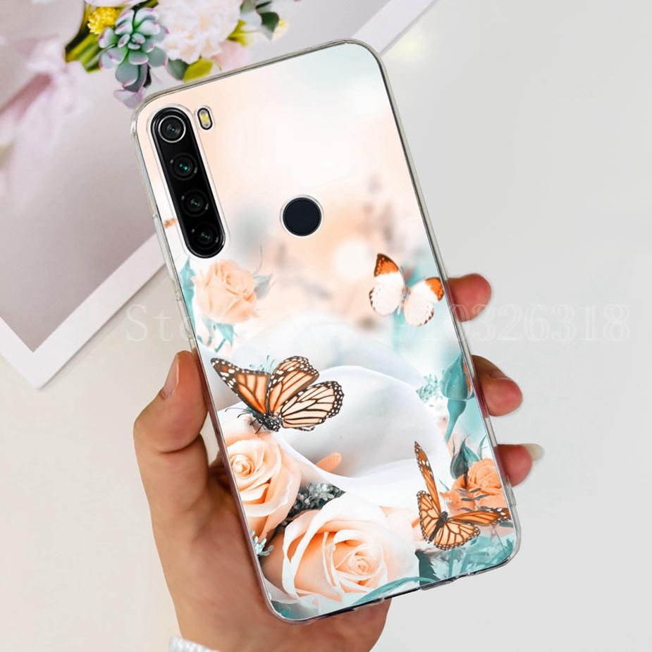 Чехол для Xiaomi Redmi Note 8 Redmi Note 8T Прозрачный Силиконовый Мягкий Тонкий Чехол для Телефона Для Xiaomi Redmi Note 8 Pro Note8 Задняя Крышка Capa
