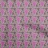 Cotton Flex Fuschia Pink Fabric Tropical Leaf Dress Material Fabric Print Fabric By The Yard 40 Inch