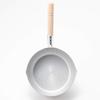 Endo Shoji Commercial Yukihira 15cm Aluminum Body with Natural Wood AYK04015 Pot, (Double-ended), Handle,