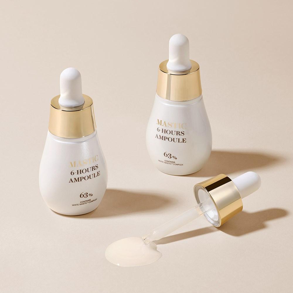 [Официальный представитель головного офиса] Mastina Lee Min-jeong Ampoule White Mastic Six Hours Ampoule 15 мл (капельница), 3 шт.