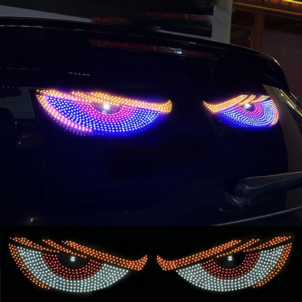 Многорежимный грузовик "Дьявольский глаз" свет USB пиксельная панель креативная лампа декор для автомобиля