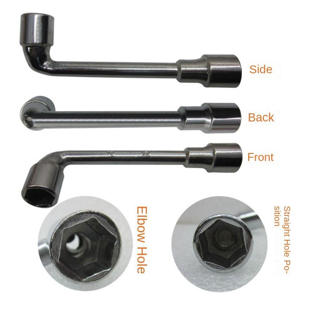 L-shaped Hardware Tools 7-shaped Socket Wrench Durable Perforated Wrench