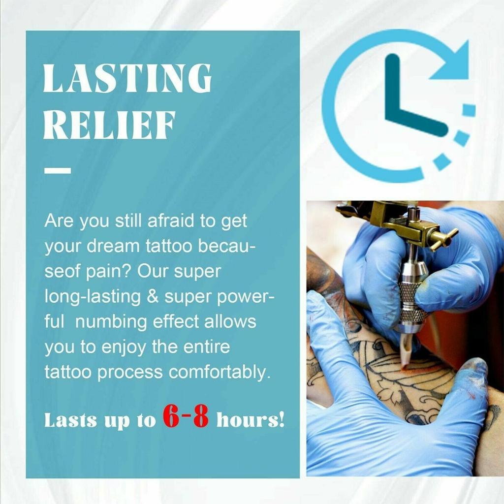 60 мл крем для татуировки, онемения, пирсинга, восковой лазерной терапии