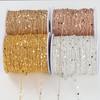 Gold Silver Copper Cable Necklace Components Craft DIY 2M Sequins Chain Findings Jewelry Making