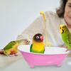 Parrot Automatic IntelligentBath Bird Shower Bathtub Пластиковые принадлежности Клетка Милые аксессуары Бытовой аксессуар для попугаев Bird I4G8