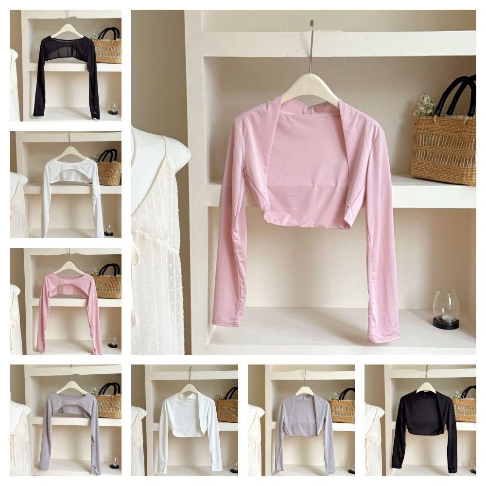 Анти-УФ Длинные рукава Ice Silk Быстросохнущая цельная футболка Солнцезащитный экран Нарукавники Солнцезащитные Лето