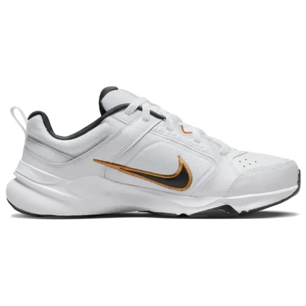 Nike Defy All Day White Black Gold Unisex Sneakers Gold-Suede DJ1196-103