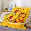 Custom 1pc Garfield's Orange Adventure Blanket, Soft And Comfortable Blanket, Casual Warm, Camping Travel Blanket, Birthday Gift Q91266