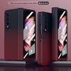 Складной чехол для телефона с точным вырезом для Samsung Galaxy Z Fold 3 4 Fold4 5g Fold3 Fold2 Fold 2 со стеклянной пленкой Temprepred