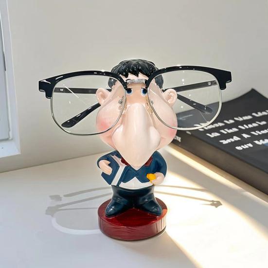 Держатель для очков в виде мужчины с большим носом, подставка для демонстрации очков, статуэтка учителя, статуя, настольное украшение, держатель для солнцезащитных очков и очков, подставка для демонстрации очков
