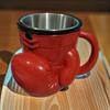 Weird Boxing Gloves Mug Stainless Steel Coffee Cup Resin Handicrafts Desktop Ornaments Funny Coffee Mugs